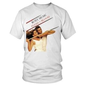 Roxy Music Flesh And Blood Album Retro Art Fan Gift T-Shirt